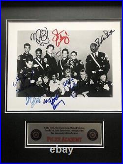RARE? Police Academy 3 Signed 8 x 10 Movie Photo Signed (x8 Cast) With COA