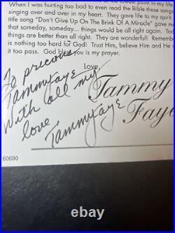 RARE! Tammy Faye Bakker Messner CD signed autographed 100% AUTHENTIC with COA