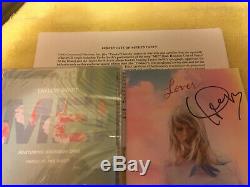 RARE Taylor Swift Autographed Hand Signed Lover Booklet + ME! CD Single With COA