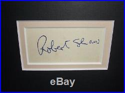 ROBERT SHAW From Russia With Love Genuine Authentic Signed Display UACC COA