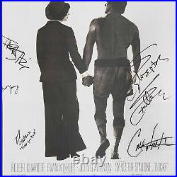 ROCKY Cast Signed Canvas Movie Poster with COA