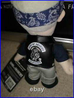 RON PERLMAN'Clay' signed soft plush toy SONS OF ANARCHY with COA Photo Proof