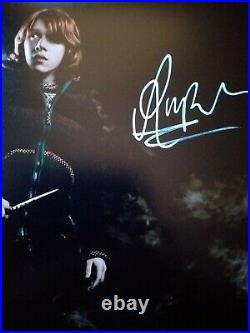 RUPERT GRINT IN HARRY POTTER Genuine signed 12x8 with coa SUPERB