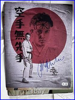 Ralph Macchio The Karate Kid Cobra Kai Signed 11x14 Photo With Beckett COA