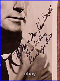 Randolph Scott Western Hollywood Star signed photo 7x5 with AFTAL COA