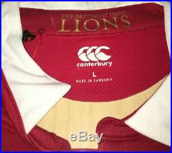 Rare Authentic British Lions 2017 Signed Shirt With AFTAL COA