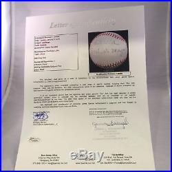 Rare Carl Mays Single Signed Autographed Baseball With JSA COA 1923 NY Yankees