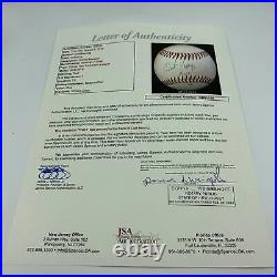 Rare Curt Hennig Signed Autographed Baseball WWE Wrestling With JSA COA