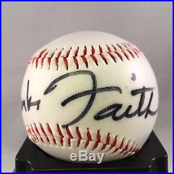 Rare Faith Hill Single Signed Autographed Baseball With JSA COA Tim Mcgraw Wife