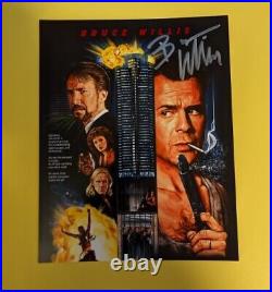 Rare Hand Signed Bruce Willis Autograph With COA Die Hard