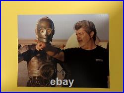 Rare Hand Signed George Lucas Autograph With COA Very Nice Star Wars