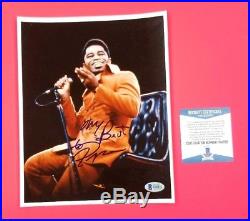 Rare James Brown Signed Autographed 8x10 Photo Certified With Beckett Bas Coa