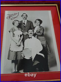 Rare John Cleese Signed Fawlty Towers Photo In Frame. Genuine Autograph With Coa