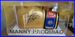 Rare Manny pacquiao signed glove with COA and display case