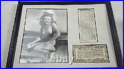 Rare Marilyn Monroe Vintage Photo Hollywood Wolves with COA PRICED DROPPED