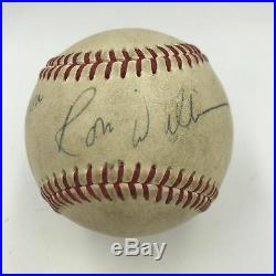 Rare Robin Williams & Billy Crystal Signed Autographed Baseball With JSA COA
