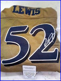 Ray Lewis Autographed Signed Rare Salute to Service Ravens Jersey with COA! NICE