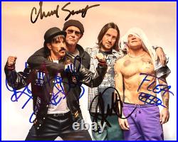 Red Hot Chili Peppers RHCP Band Signed Original Autograph with COA 8x10 inches