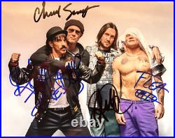 Red Hot Chili Peppers RHCP Band Signed Original Autograph with COA 8x10 inches