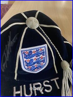 Replica Cap Signed By Sir Geoff Hurst With Coa £99