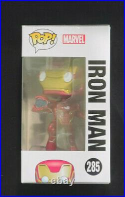 Robert Downey Jr. Signed Autographed Avengers Iron Man Funko Pop 285 with COA