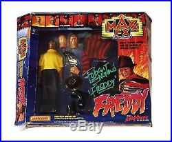Robert Englund Freddy Krueger Signed Maxx Fx Autographed Action Figure With Coa
