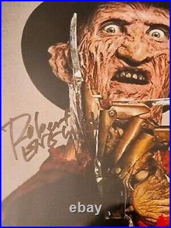 Robert Englund as Freddy Krueger signed 10x8 photo with AFTAL COA