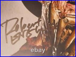 Robert Englund as Freddy Krueger signed 10x8 photo with AFTAL COA