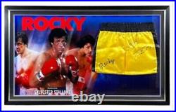 Rocky Memorabilia. Sylvester Stallone Signed Shorts With COA