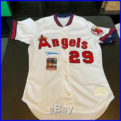 Rod Carew Signed Autographed California Angels Jersey With JSA COA