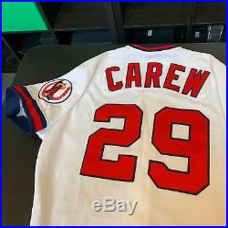 Rod Carew Signed Autographed California Angels Jersey With JSA COA