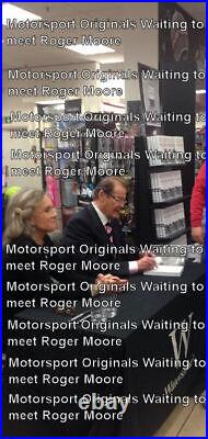 Roger Moore & Richard Kiel James Bond Signed Photograph With Proof & COA