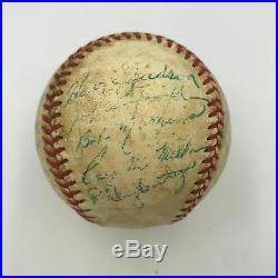 Rogers Hornsby Signed Autographed Baseball With 1953 Cincinnati Reds PSA DNA COA