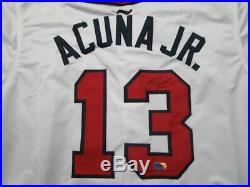 Ronald Acuna Jr. SIGNED AUTOGRAPHED Atlanta Braves Autograph Jersey with coa