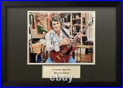 Ronnie Wood Authentic Autograph Original Signed A3 Photo Display With COA