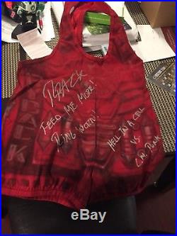 Ryback Ring Worn Autographed Singlet Vs CM Punk Hell in a Cell 2012 with COA