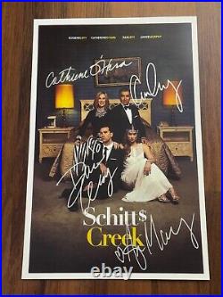 SCHITT'S CREEK Signed Movie Poster 11x17 with COA Authentic Memorabilia