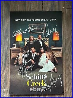 SCHITTS CREEK SHOW POSTER 11x17 SIGNED & AUTHENTICATED with COA