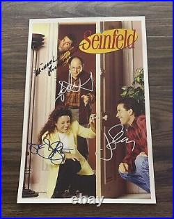 SEINFELD Signed Movie Poster 11x17 with COA Authentic Memorabilia