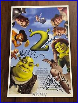 SHREK 2 Signed Movie Poster 11x17 with COA Authentic Memorabilia