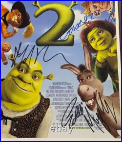 SHREK 2 Signed Movie Poster 11x17 with COA Authentic Memorabilia