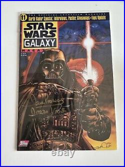 SIGNED DAVID PROWSE Star Wars Galaxy Magazine #11 Darth Vader Special With COA