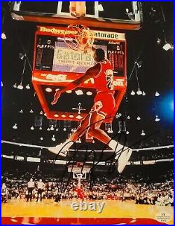 SIGNED Michael Jordan Autograph 8x10 Glossy Photo with COA NBA Chicago Bulls