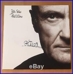 SIGNED PHIL COLLINS BOTH SIDES 12inch VINYL HAND SIGNED WITH COA RARE