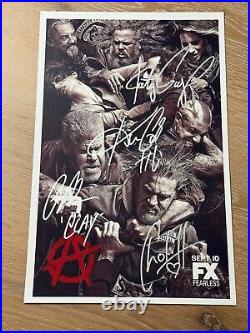 SONS OF ANARCHY Signed Movie Poster 11x17 with COA Authentic Memorabilia