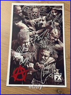 SONS OF ANARCHY Signed Movie Poster 11x17 with COA Authentic Memorabilia