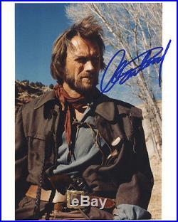 (SSG) CLINT EASTWOOD Signed 8X10 Color Photo with a JSA Full Letter COA