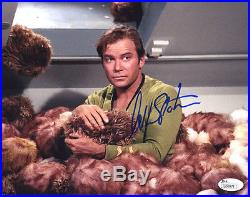 (SSG) WILLIAM SHATNER Signed 10X8 Color Star Trek Photo with a JSA COA