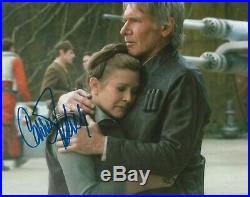 STAR WARS photo signed by CARRIE FISHER Princess Leia, with COA, 8x10