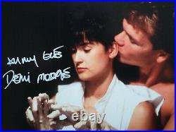 STUNNING DEMI MOORE IN GHOST Genuine signed 12x8 with coa SUPERB ITEM